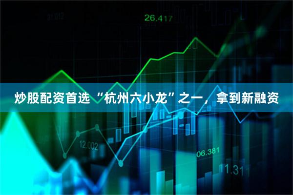 炒股配资首选 “杭州六小龙”之一，拿到新融资